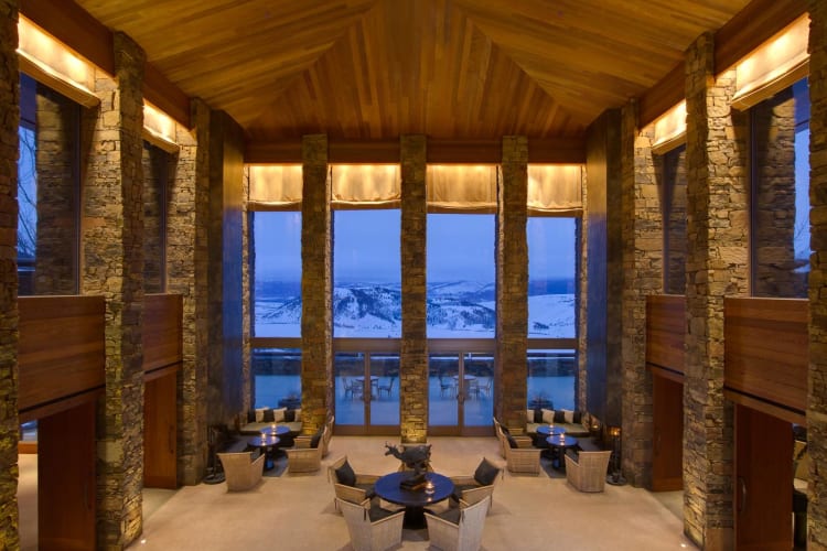 Lounge in winter